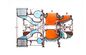 Axial Flow Turbine NA/TCA Series IHI MAN Turbocharger For Marine Diesel Engine