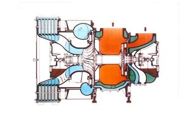 Axial Flow Turbine NA/TCA Series IHI MAN Turbocharger For Marine Diesel Engine